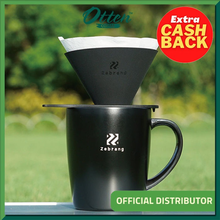 Hario x Zebrang - V60 Flat Coffee Dripper ZB-VDF-01B Coffee Filter ...
