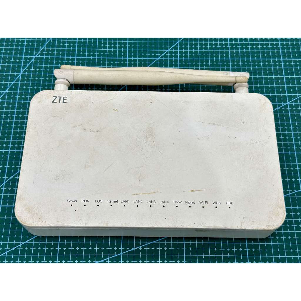 โมเด็ม GPON ONT ZTE F609 ACCESS POINT PLUS NORMAL RESET อะแดปเตอร์ ...
