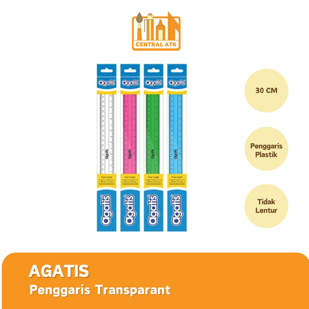 ไม้บรรทัด/สาย agatis 30CM (1 ชิ้น) | Shopee Thailand