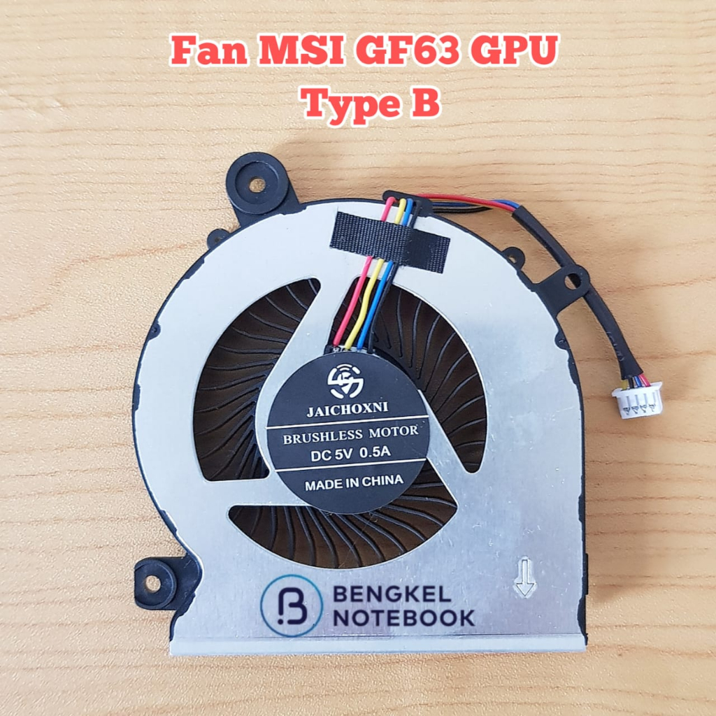 พัดลม MSI GF63 GF65 WF65 MS-16R1 MS-16R2 MS-16R3 A9SE A9SD A10SD A10SE ...