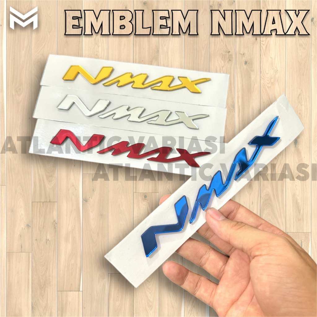 สติกเกอร์โลโก้-nmax-emblem-nmax-sticker-nmax-3d-แบบนูน-ด้านซ้าย-และขวา-สําหรับรถจักรยานยนต์-nmax-nmax-emblem-timbul-nmax-emblem-new-nmax-emblem-logo-emblem-ทุกประเภท-จํานวน-1-ชุด