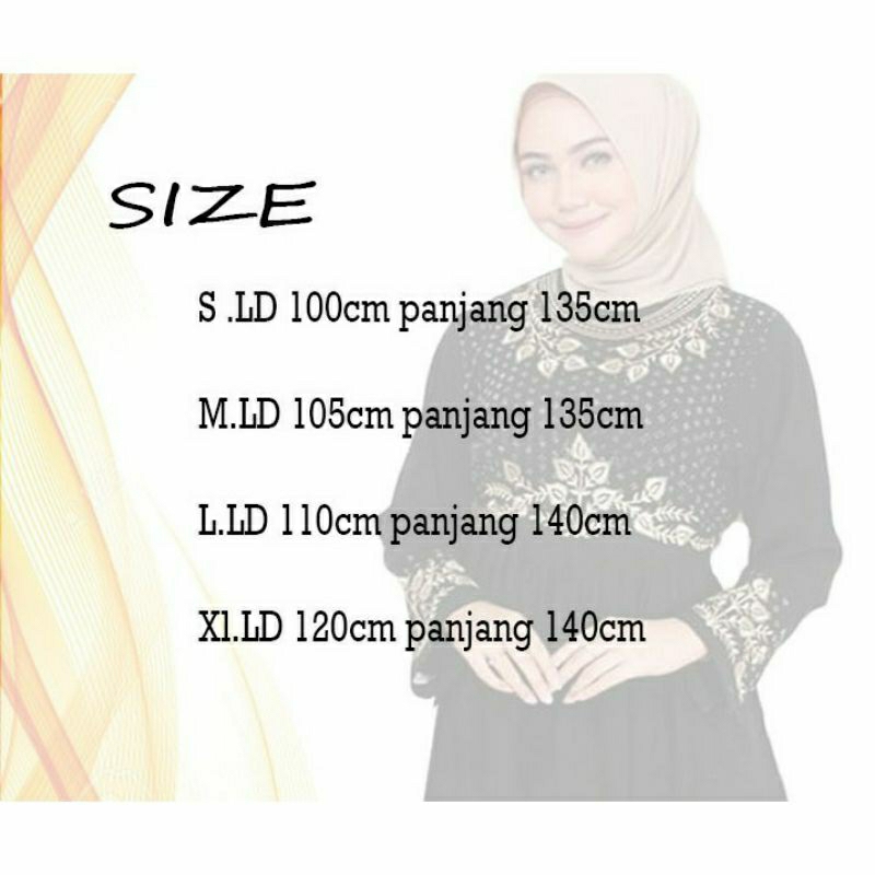 hitam-gamis-turkey-ชุดเย็บปักถักร้อยคอมพิวเตอร์-สีดํา-ล่าสุด-สไตล์อาหรับ-abaya