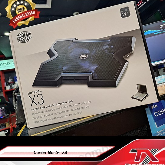 Cooler Master X3 พัดลมระบายความร้อน สําหรับแล็ปท็อป คูลเลอร์ สําหรับ