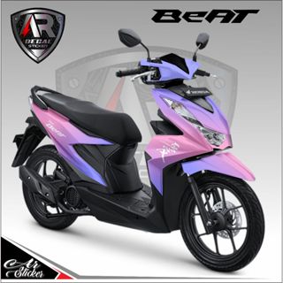 สติกเกอร์รูปลอก แบบเต็มตัว BEAT FI NEW 2020 2023 Deluxe STREET - Dekal Sticker BEAT STREET 2020 2023 D5 009