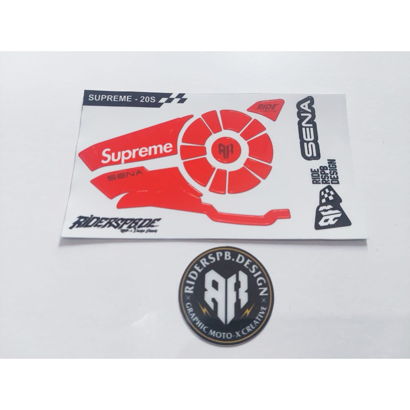 Supreme hot sale riders sticker