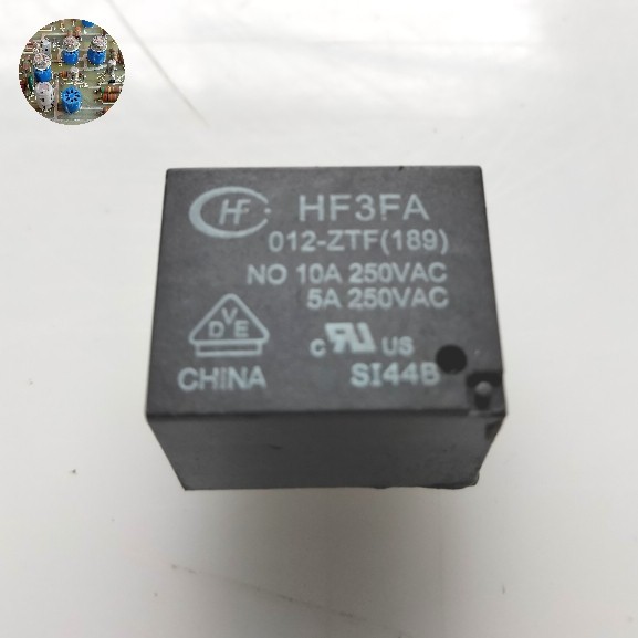 รีเลย์คอยล์ HONGFA HF3FA 012-ZTF(189) SPDT 5pin 12VDC 10A | Shopee Thailand