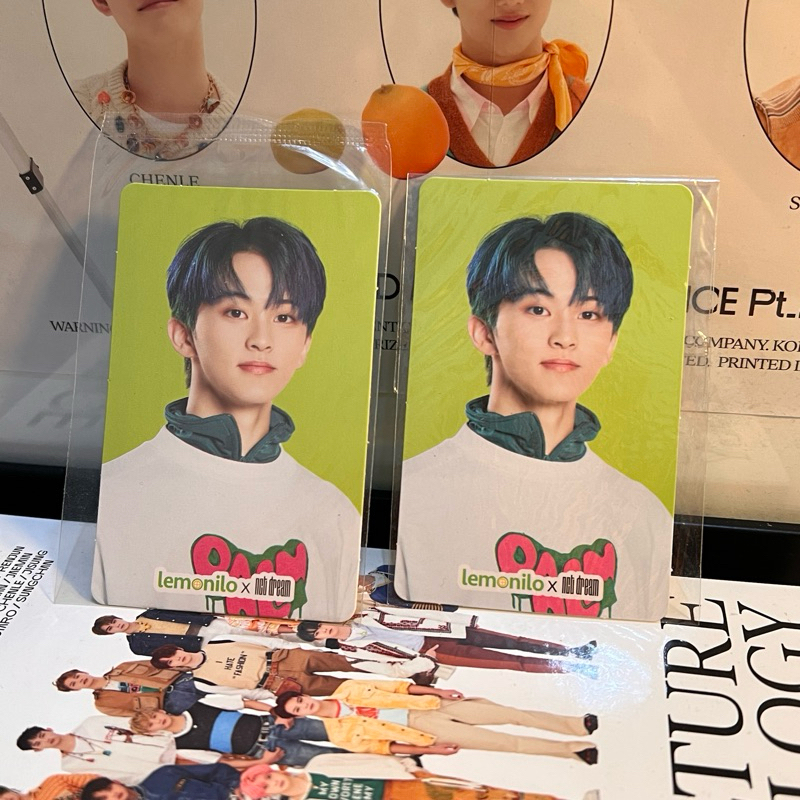 โฟโต้การ์ดอย่างเป็นทางการ - NCT Dream x Lemonilo tos haechan 127 mark ...