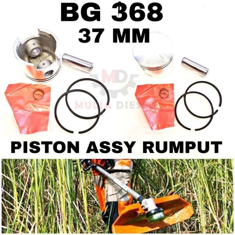 Mesin เครื่องตัดหญ้าลูกสูบ Canting ลูกสูบ BG368 368 tasco tasco 37 MM ...