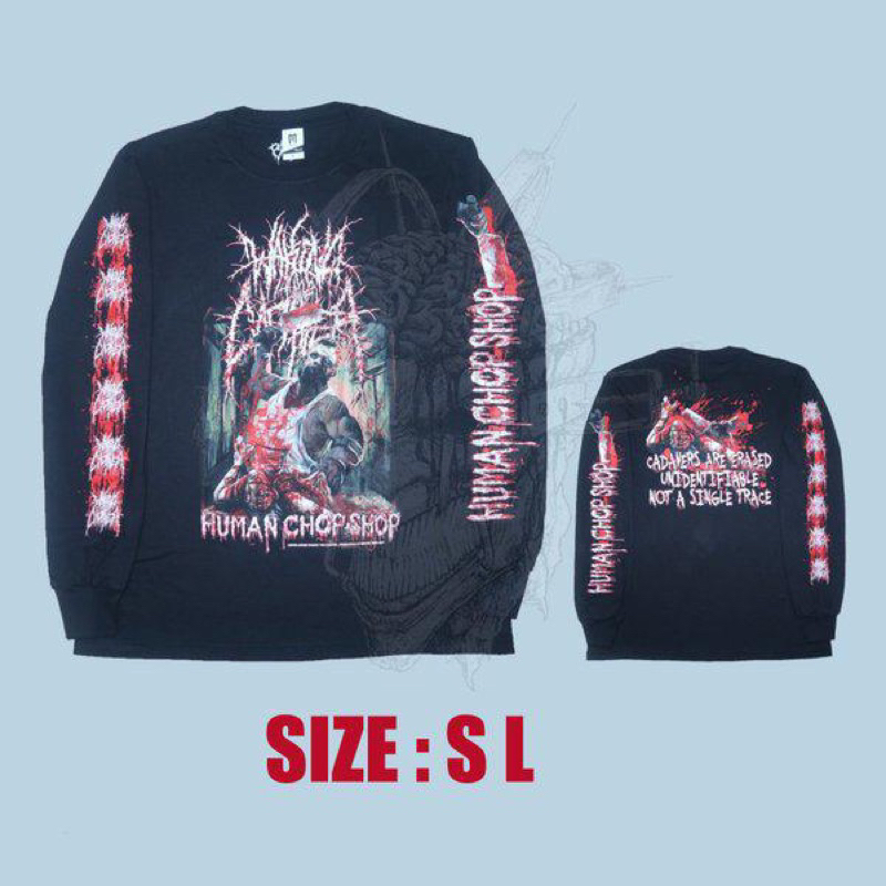 Waking THE CADAVER human chop shop เสื้อแขนยาว ของแท้ Shopee Thailand