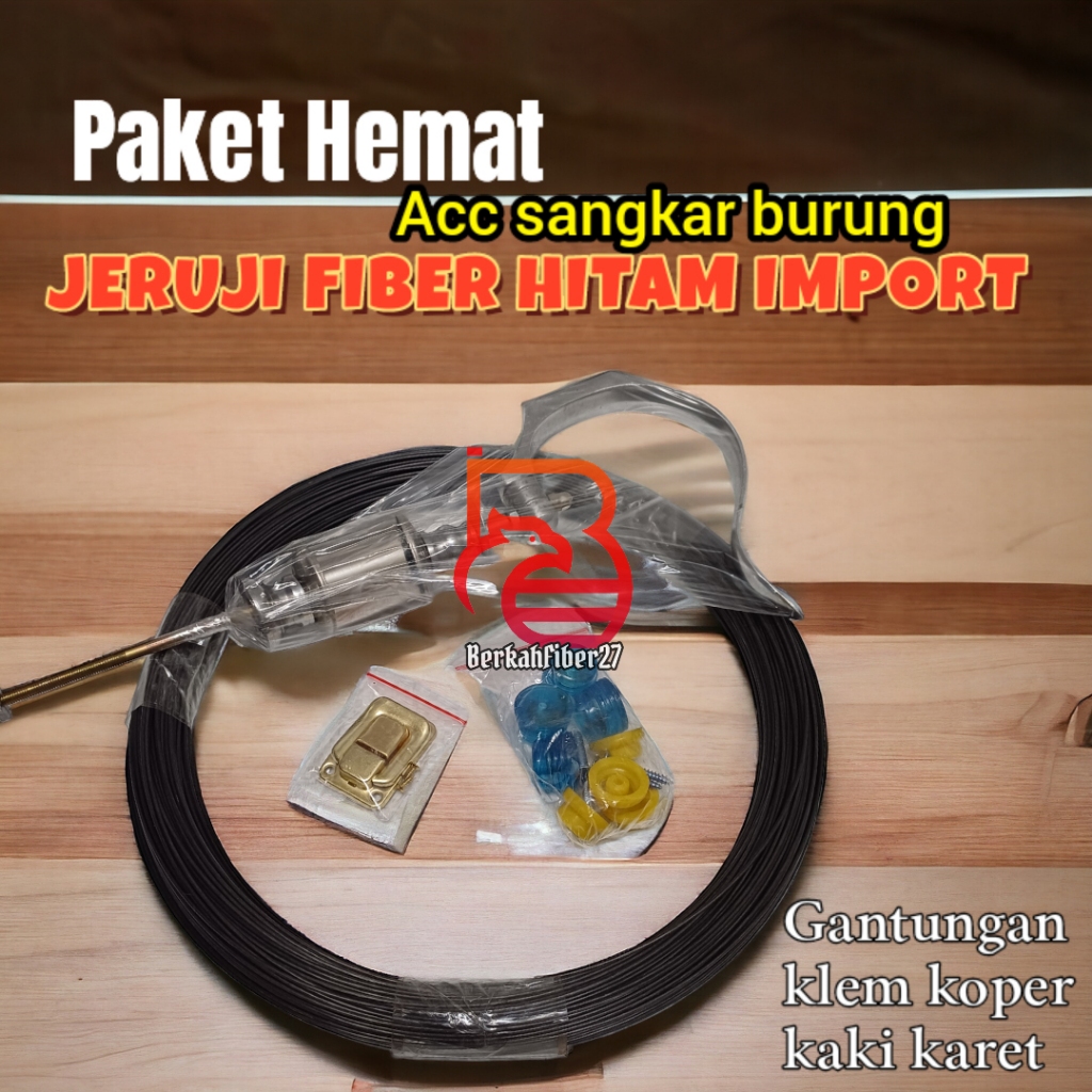 Gantungan Package Save fiber Spokes Box Cage fiber Bars Hanger Clamps ...