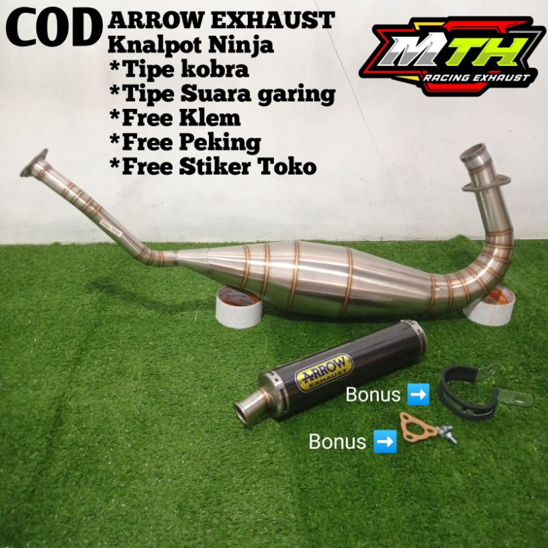 ลูกศร, ท่อไอเสีย Ninja R, Ninja SS, Ninja RR Carbon Repsol รุ่น ...