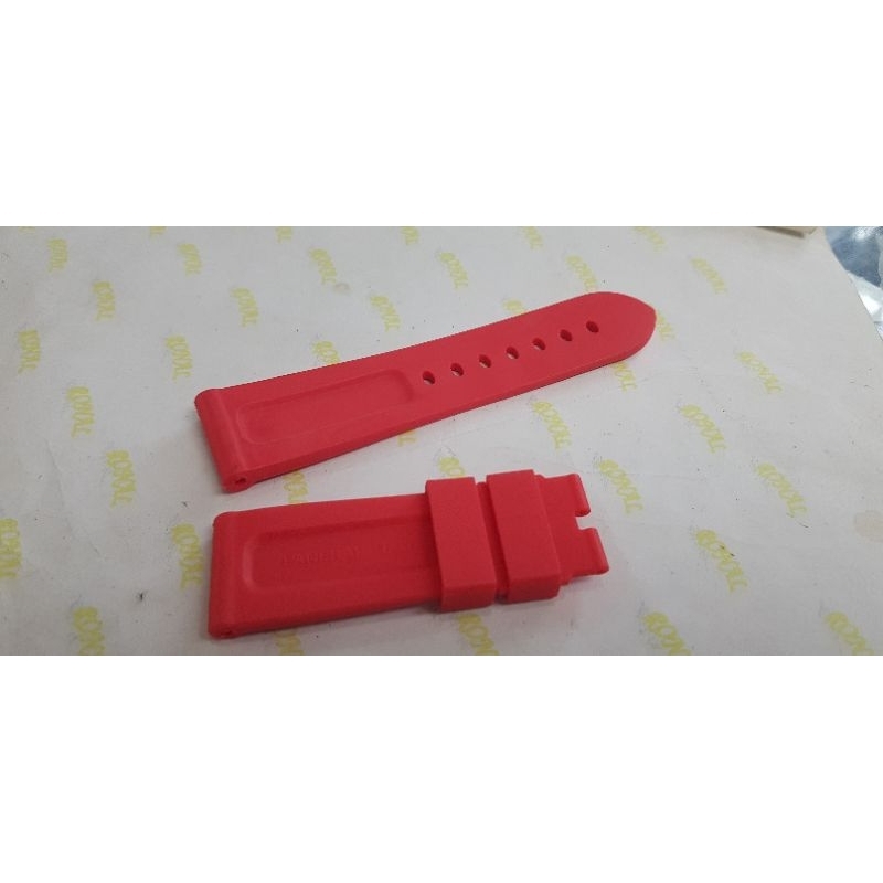 Merah สีแดงยางนาฬิกา STRAP PAM PAN ERIE LUMINOR MARINA AUTOMATIC ...
