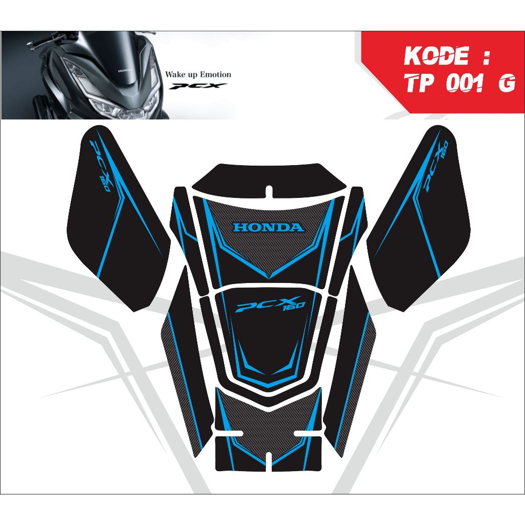 ล่าสุด Tankpad และ Sidepad Generic Sticker Variations Honda PCX 160 TP ...