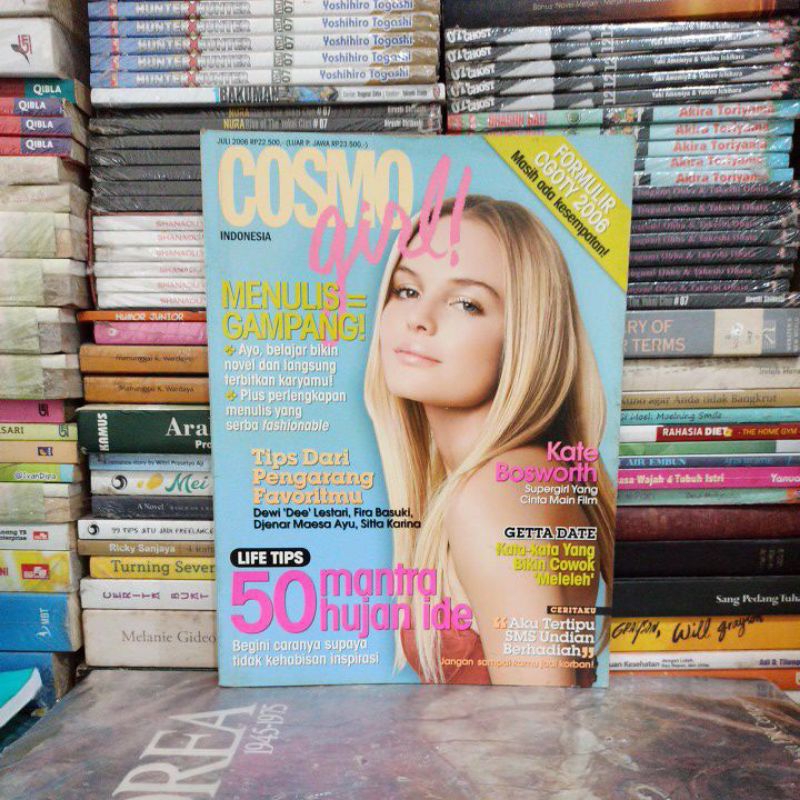 นิตยสาร Cosmo ดั้งเดิม Indonesia มือสอง ซื้อแยกในคําอธิบายได้ เดือน มี 