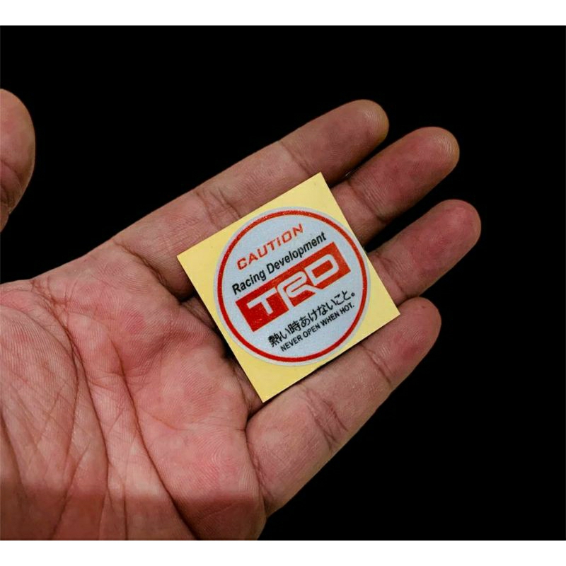 Radcap printcut sticker/radiator cap trd | Shopee Thailand