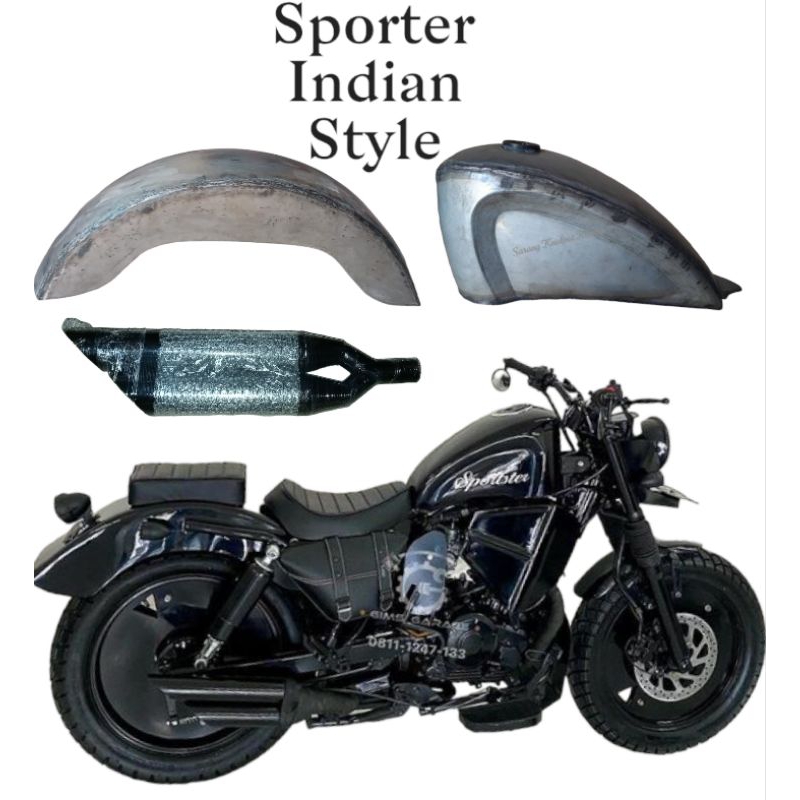 HARLEY BOBBER SPORTERS TANK & MUDGER | Shopee Thailand