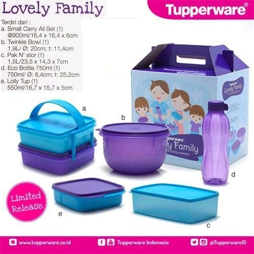 TUPPERWARE ชุดทัปเปอร์แวร์ LOVELY FAMILY 6 ชิ้น | Shopee Thailand