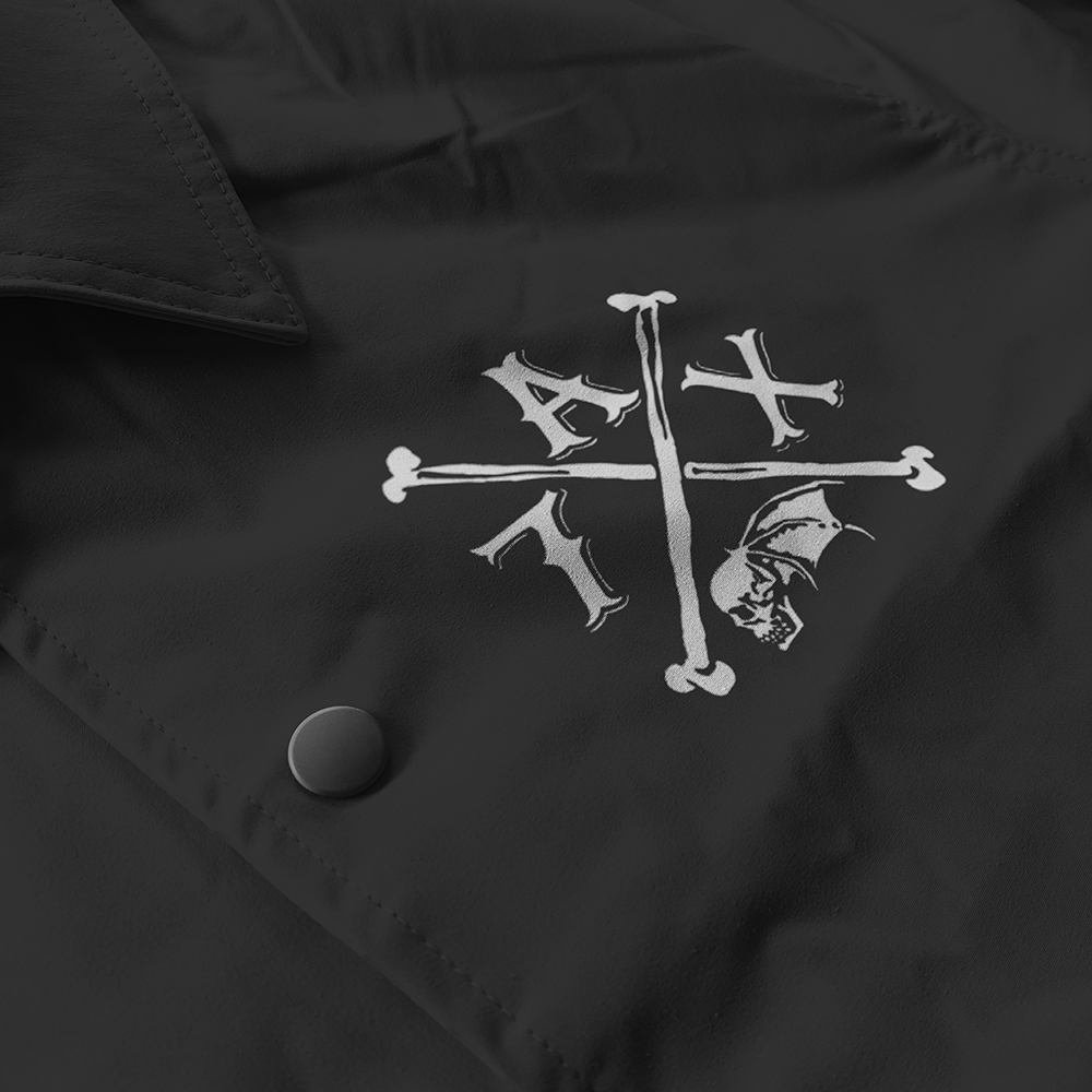 WINDBREAKER COACH JACKET BAND AVENGED SEVENFOLD | WATERPROOF METAL ROCK ...