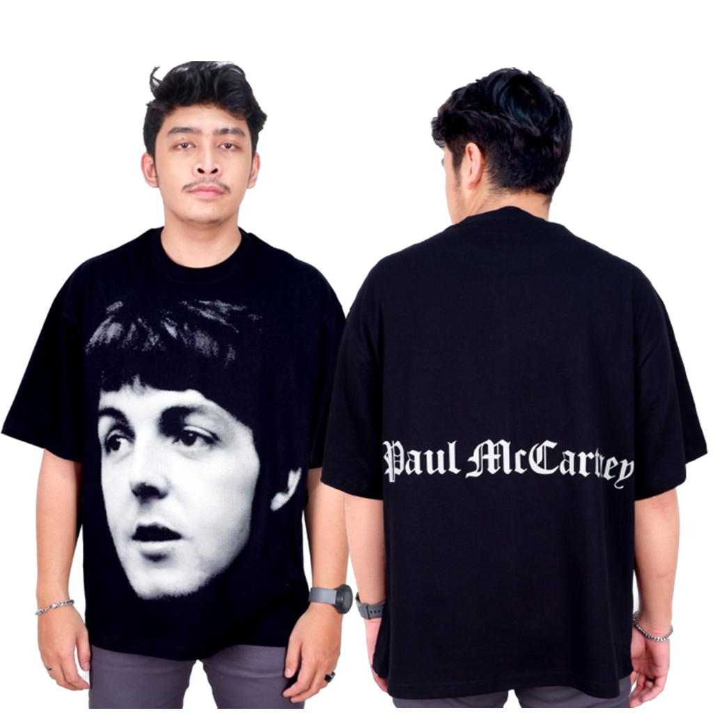 Mccartney PAUL TSHIRT MUSIC BAND เสื้อยืด OVERSIZE VINTAGE BOOTLEG ...