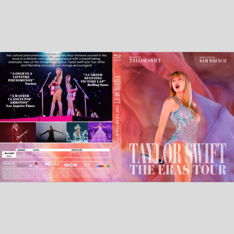 Taylor SWIFT THE ERAS TOUR dvd Cassette (2023) ORI HD Shopee Thailand