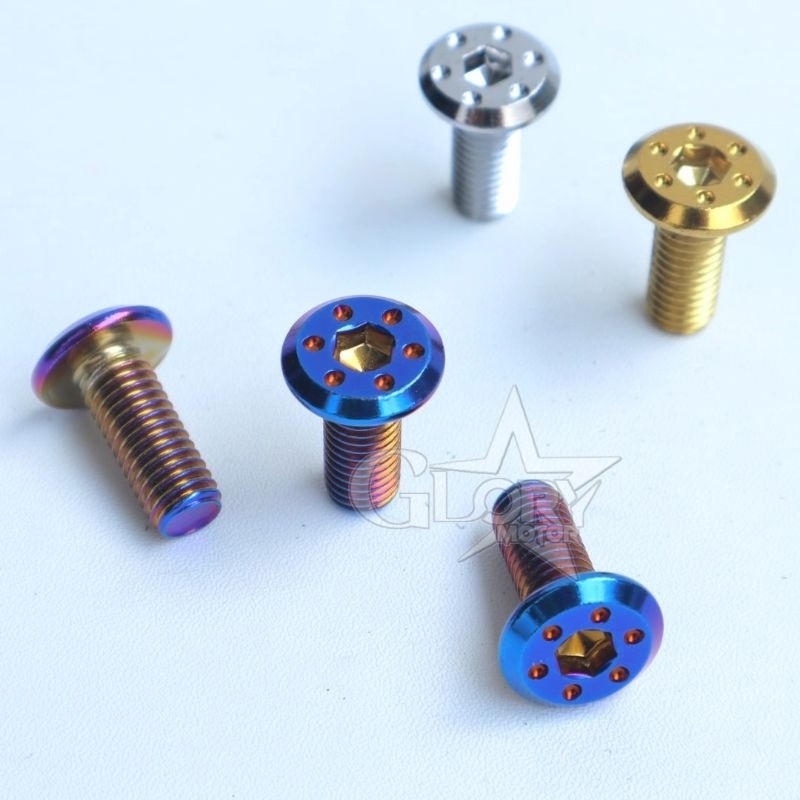 Probolt สลักเกลียวจานดิสมอเตอร์ไซค์ [รุ่นแบนสปอต] ขนาด 8x20 (12 ...