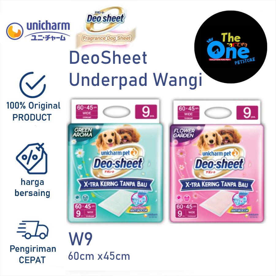 Unicharm Pet Deo Sheet Dog wide Size Underpad Training Pad 60 x 45cm ...