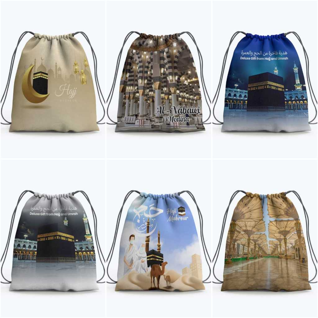 (3 ชิ้น) Drawstring Bag Printing Drawstring Wallet Premium Printing ของ ...