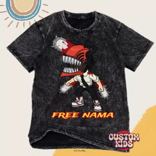 เสื้อยืด พิมพ์ลาย chainsaw man สําหรับเด็ก