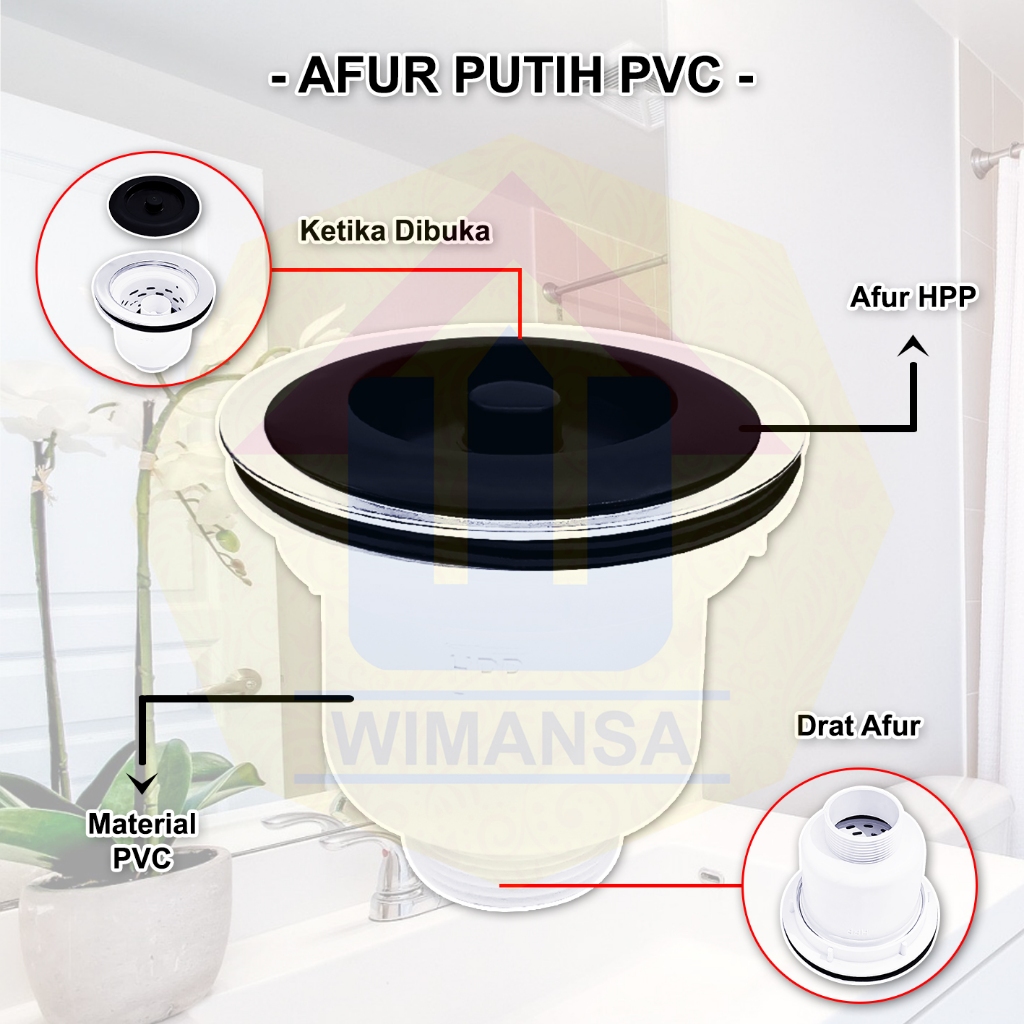 AFUR PVC HPP WHITE - AFUR DISHWASH | Shopee Thailand