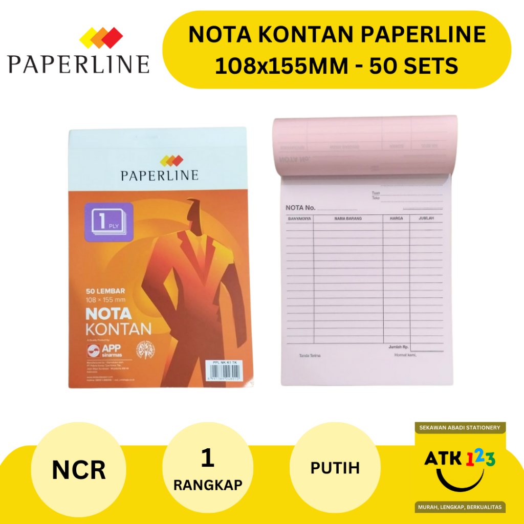 Putih Small Notes 1ply Brand Paperline/Rank1/สีขาว | Shopee Thailand