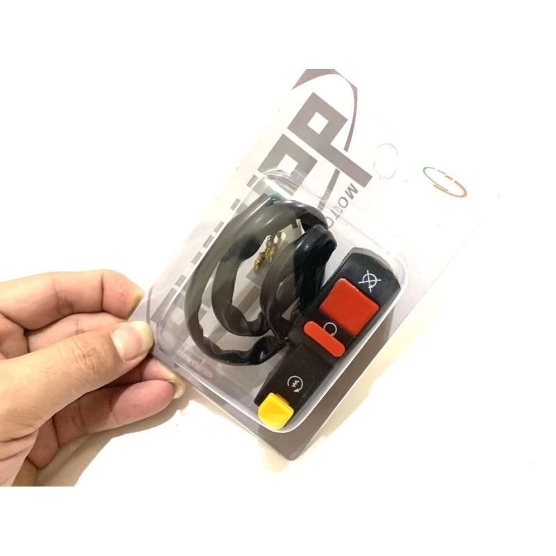 Cuci GUDANG ขวาสวิทช์ STARTER DOMIN0 ON OFF PLUS STARTER HOLDER เหล็ก ...