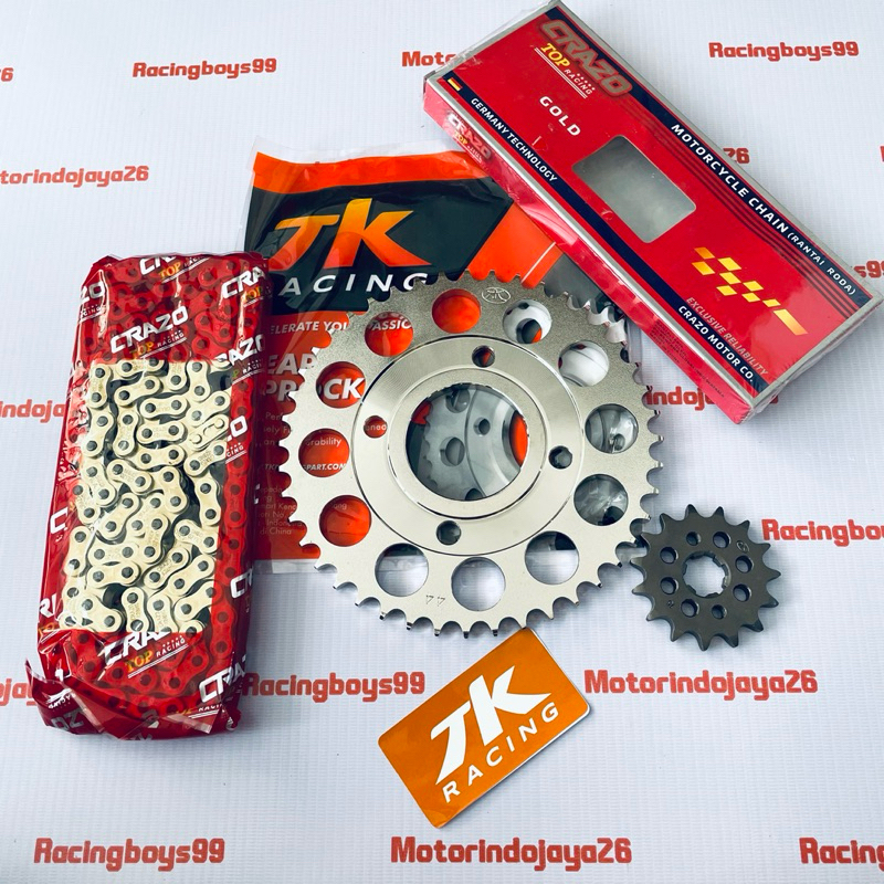 ชุดเกียร ์ TK RACING Chain CRAZO TOP RACING CB150R CBR150 MEGA PRO ...