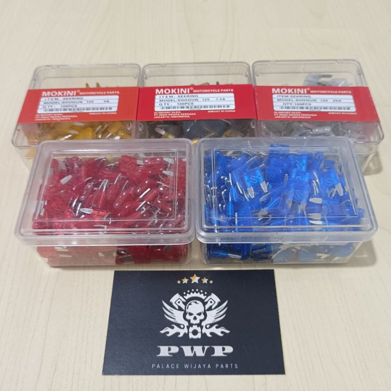 Shogun Mini ฟิวส์ฟิวส์ปลั๊กขนาดเล็กฟิวส์มอเตอร์ขนาดเล็ก 5A 7.5A 10A 15A ...