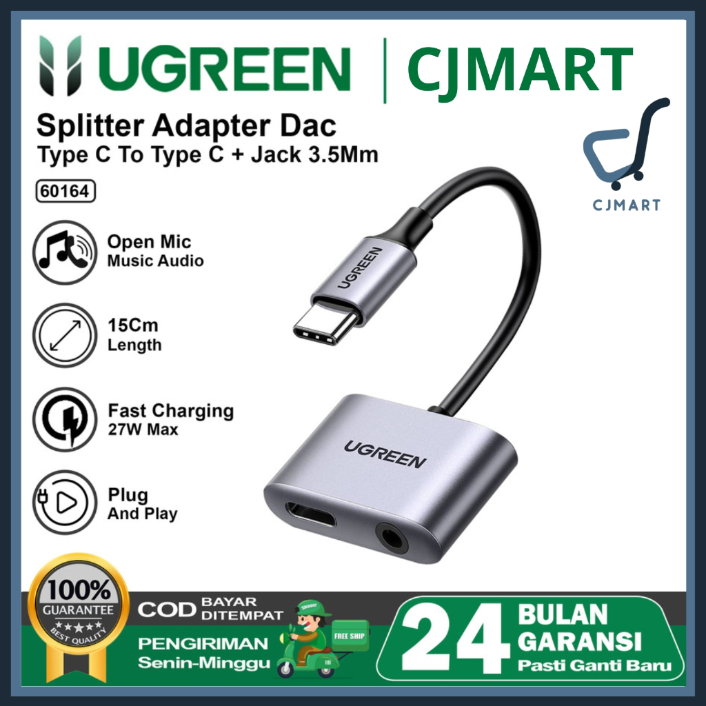 Converter Splitter DAC Type C ถึง 3.5 มม.แจ็ค + Type C ชาร์จการโทรด้วย ...