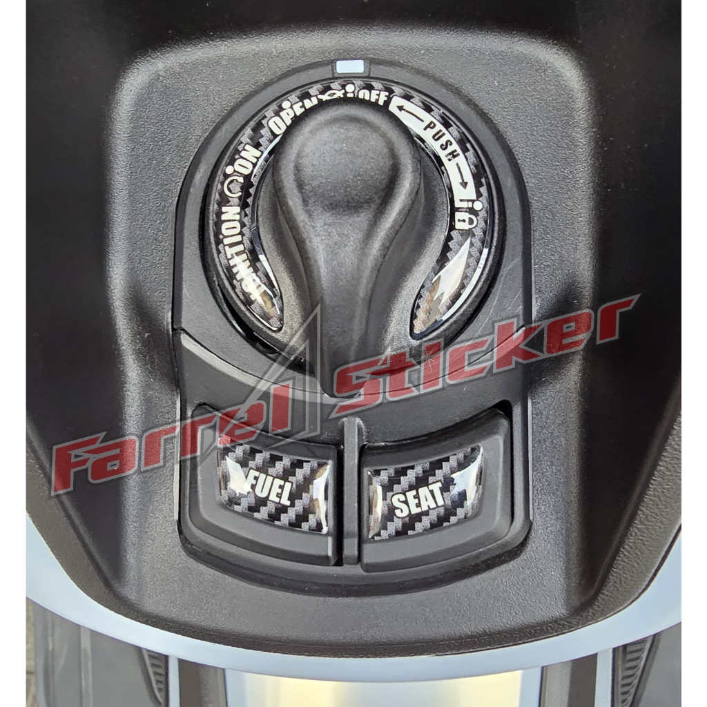 NMAX KEY EMBLEM KEYLESS ที่นั่ง FUEL สติ๊กเกอร์ PANEL CONTACT NMAX NEO ...