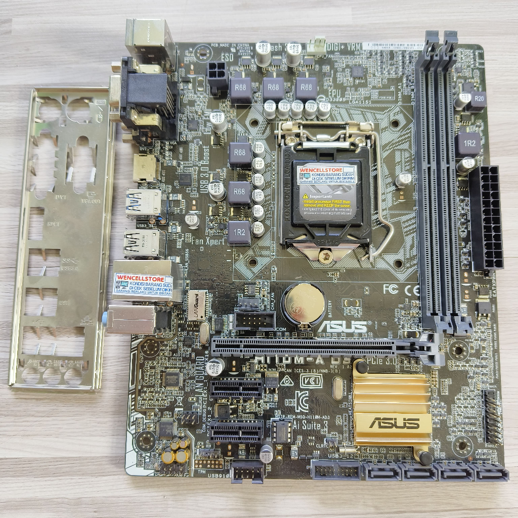 Carte Mère ASUS H110M-A/M.2 Micro-ATX - Socket LGA 1151 Pour Intel - Occasion