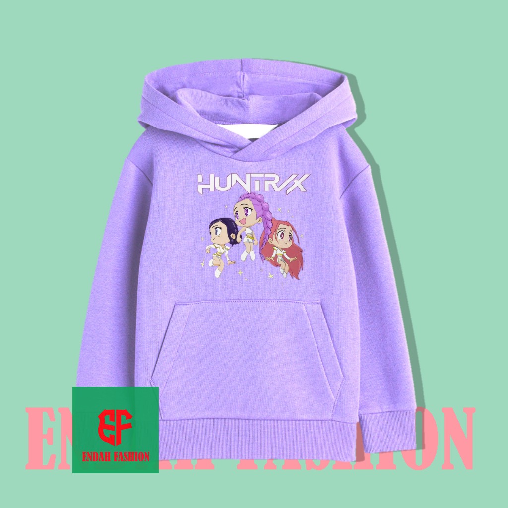 CHILDRENS HOODIE JACKET KPOP DEMON HUNTERS HUNTRIX CHARACTER CHILDRENS ...