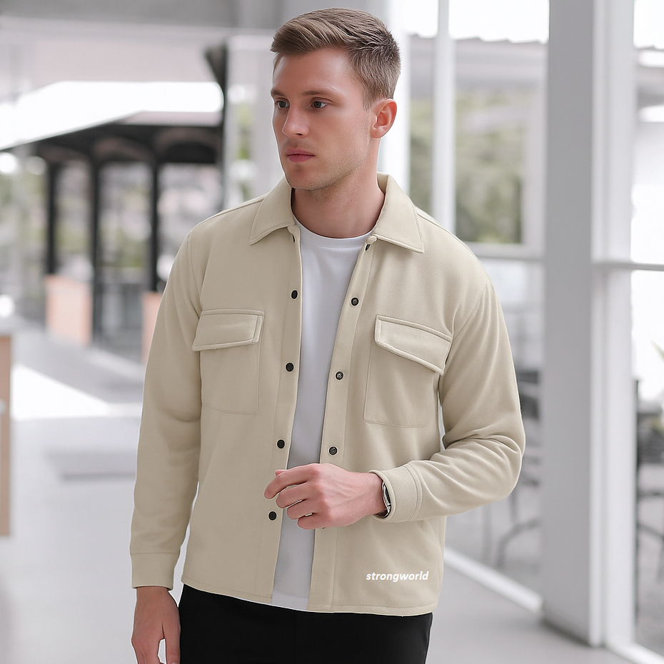 SHACKET JACKET - เสื้อแจ็คเก็ตผู้ชาย PREMIUM FLEECE ดั้งเดิม | Shopee ...