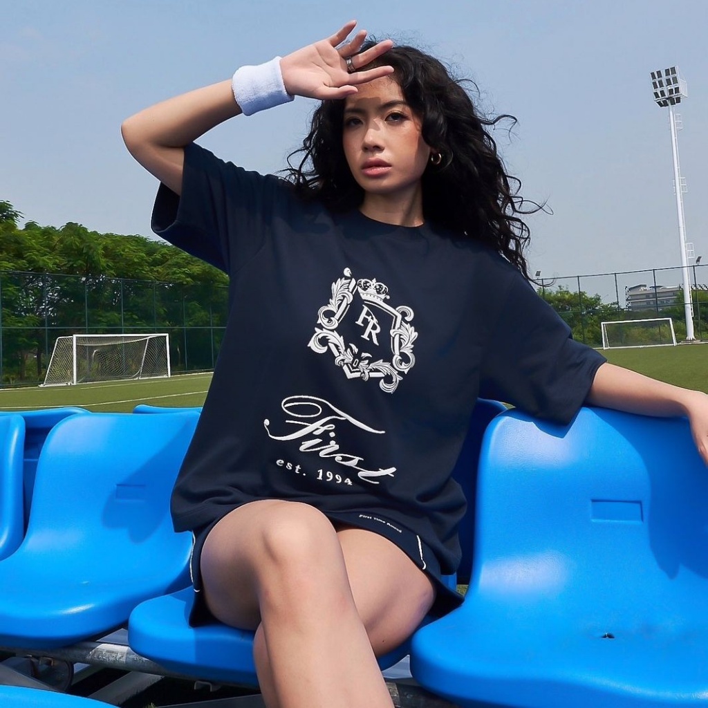 First Time Round - Royal Tee - สีกรมท่า | Shopee Thailand