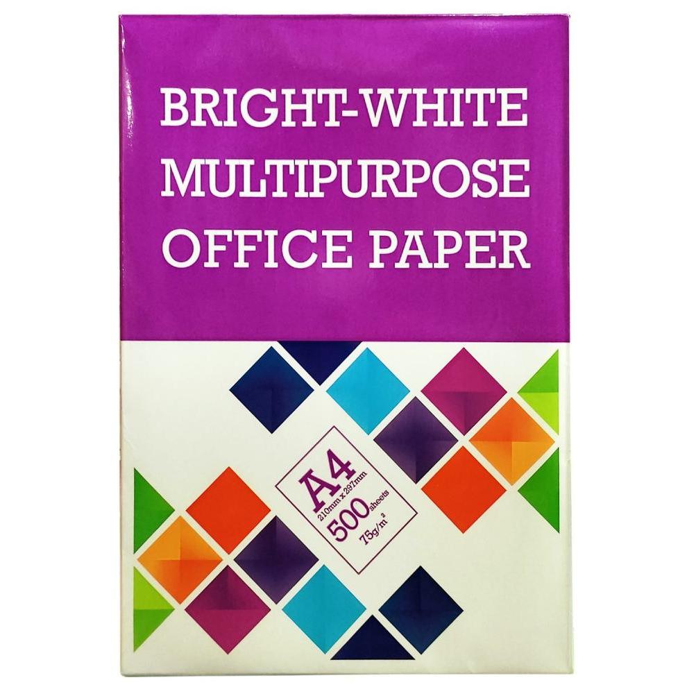 HVS Paper / กระดาษถ่ายเอกสาร BMO A4-F4 เนื้อหา 75gr 500 แผ่น/Rim ...