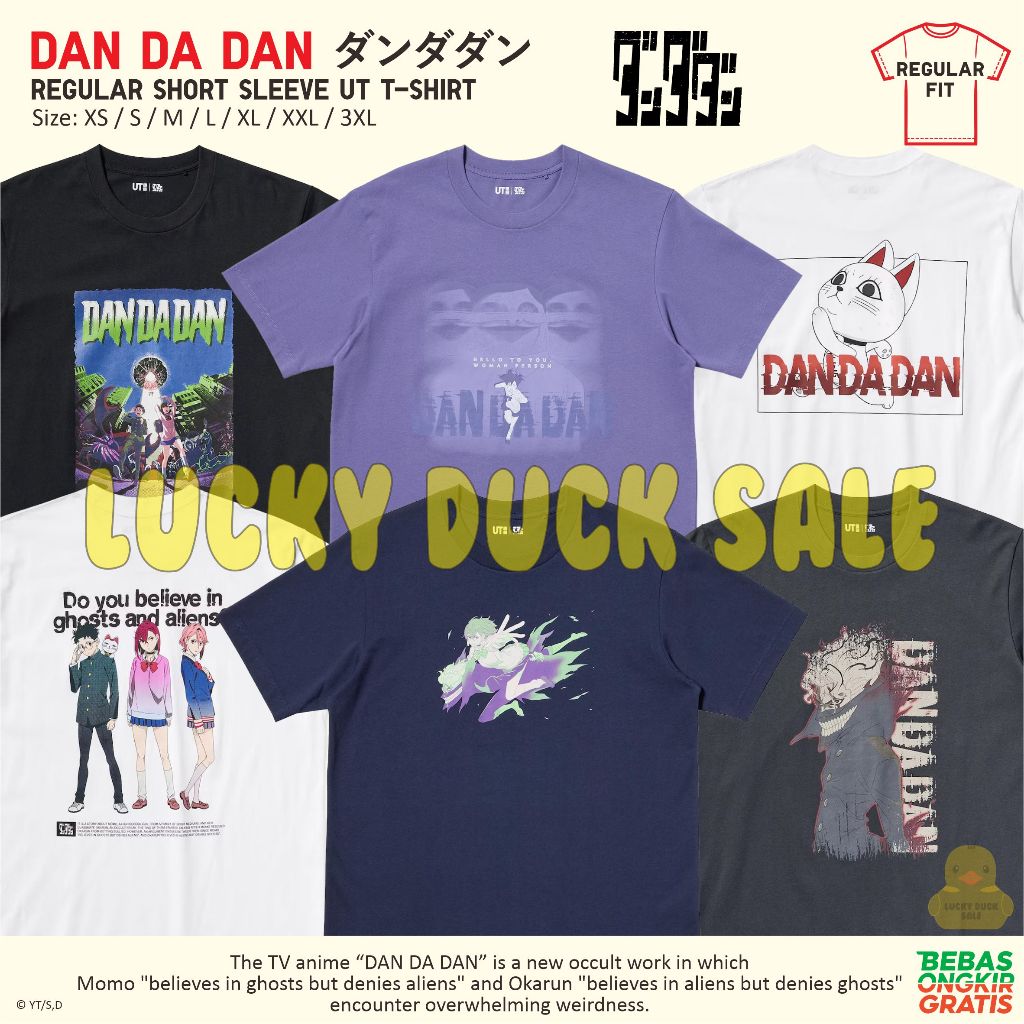 UNIQLO และ Da และมังงะอะนิเมะ UT Dandan เสื้อเสื้อยืด Unisex Momo ...