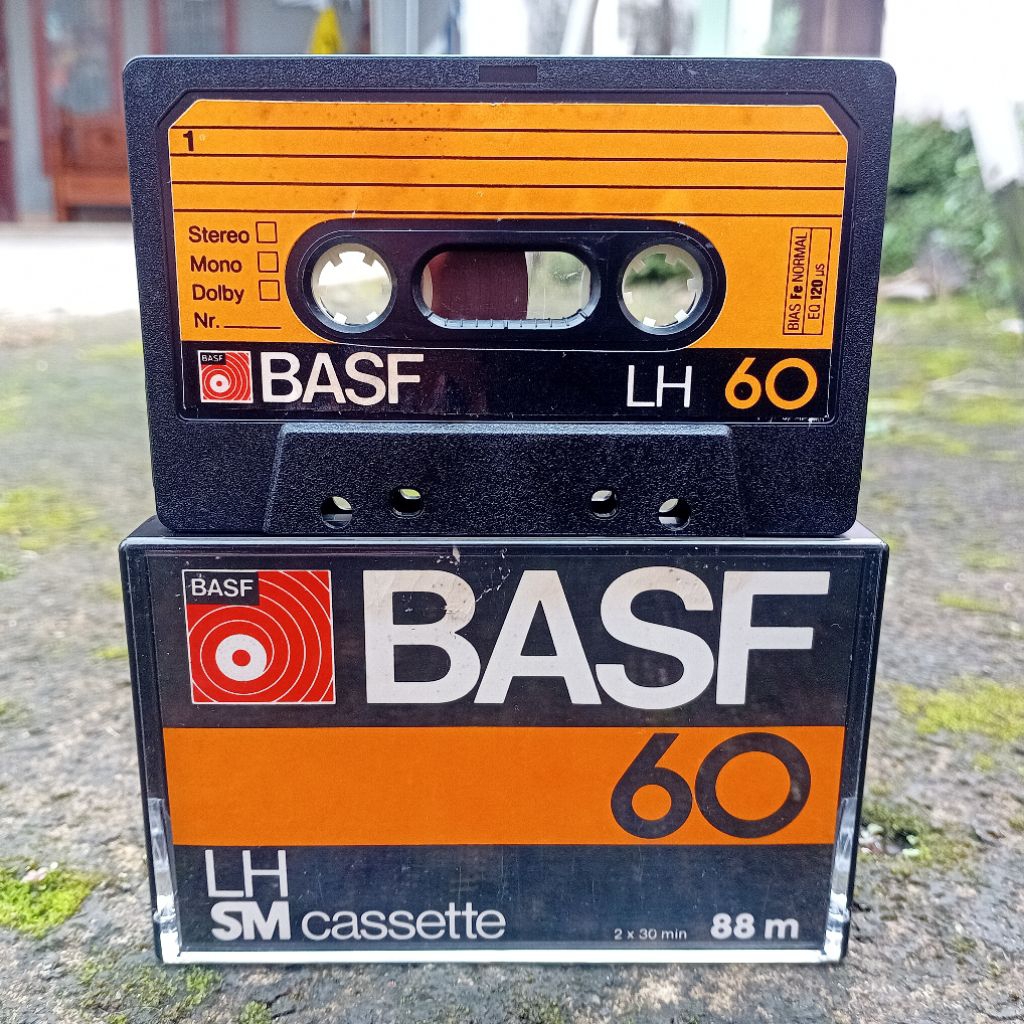 BASF LH 60 Type I (1977) เทปคาสเซ็ตเปล่าผลิตในอินโดนีเซียหายาก | Shopee ...