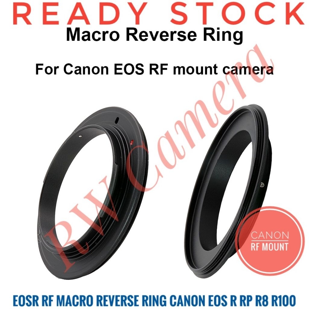 EOSR RF Macro Reverse Ring อะแดปเตอร์ Canon Macro Reverse เลนส์ 49 52 ...