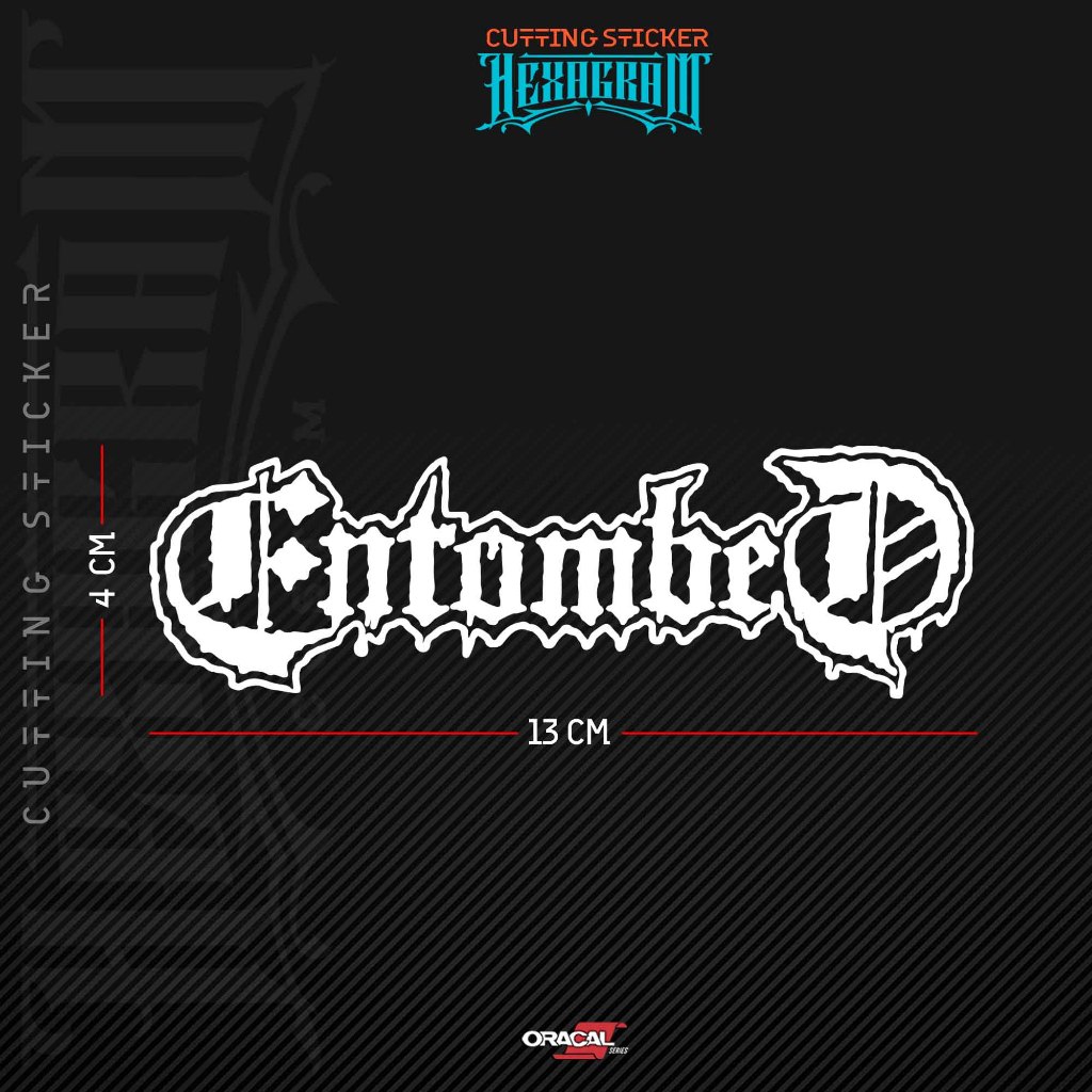 ตัดสติ๊กเกอร์โลโก้วง ENTOMBED | สติ๊กเกอร์ตัดโลโก้วง ENTOMBED | Shopee ...