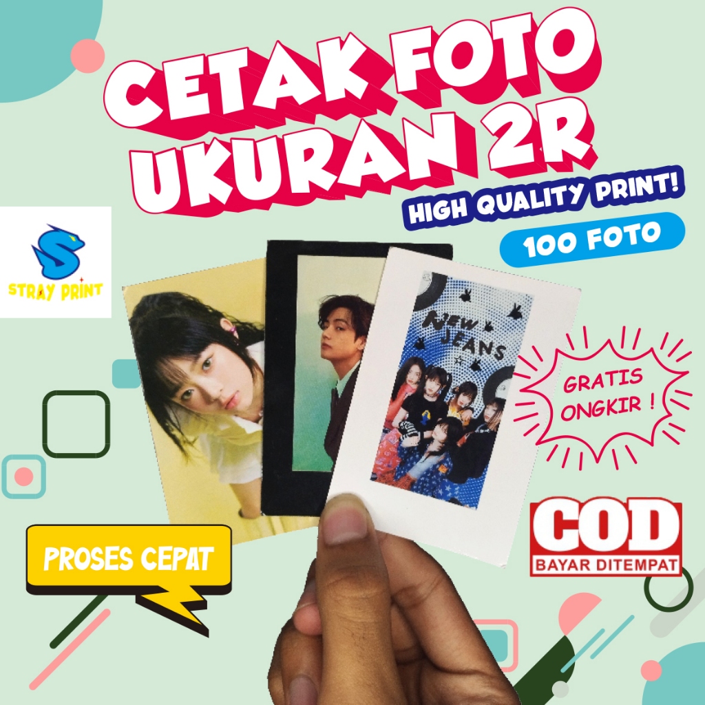 PRINT 2R SIZE POLAROID PHOTOS 100 ราคาและพิมพ์คุณภาพสูง (จัดส่งฟรี ...