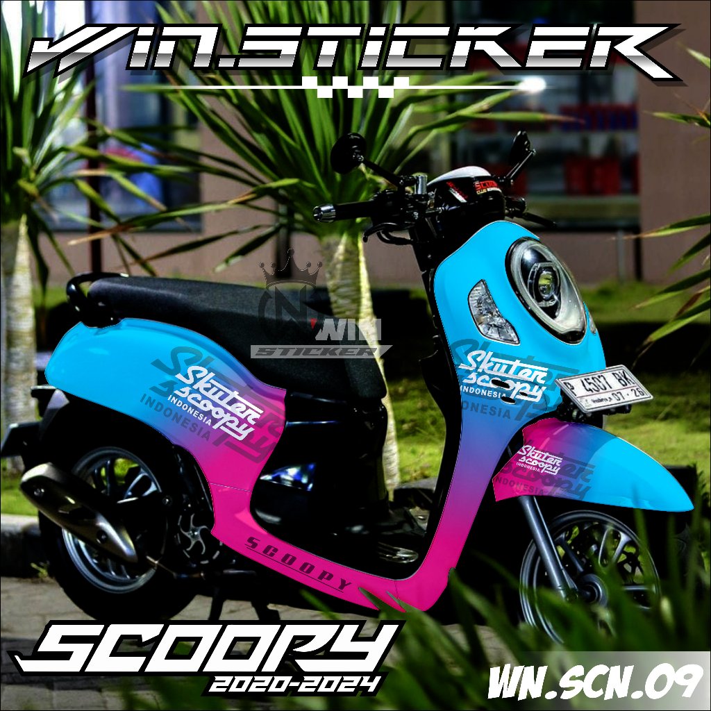 All New Scoopy Variation Sticker Decal 2021 2022 2023 2024 Fullbody การ ...