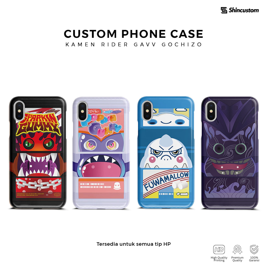 HP Custom Case Gochizo Kamen Rider Gavv ใช้งานได้สําหรับโทรศัพท์มือถือ ...
