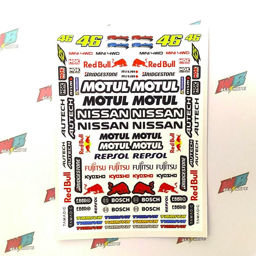 4WD Mini Sticker - Motul Compilation - แบบใส | Shopee Thailand