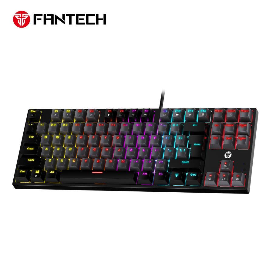 Fantech ATOM TKL MK876V2 RGB MECHANICAL BLACK Keyboard - Switch Red ...