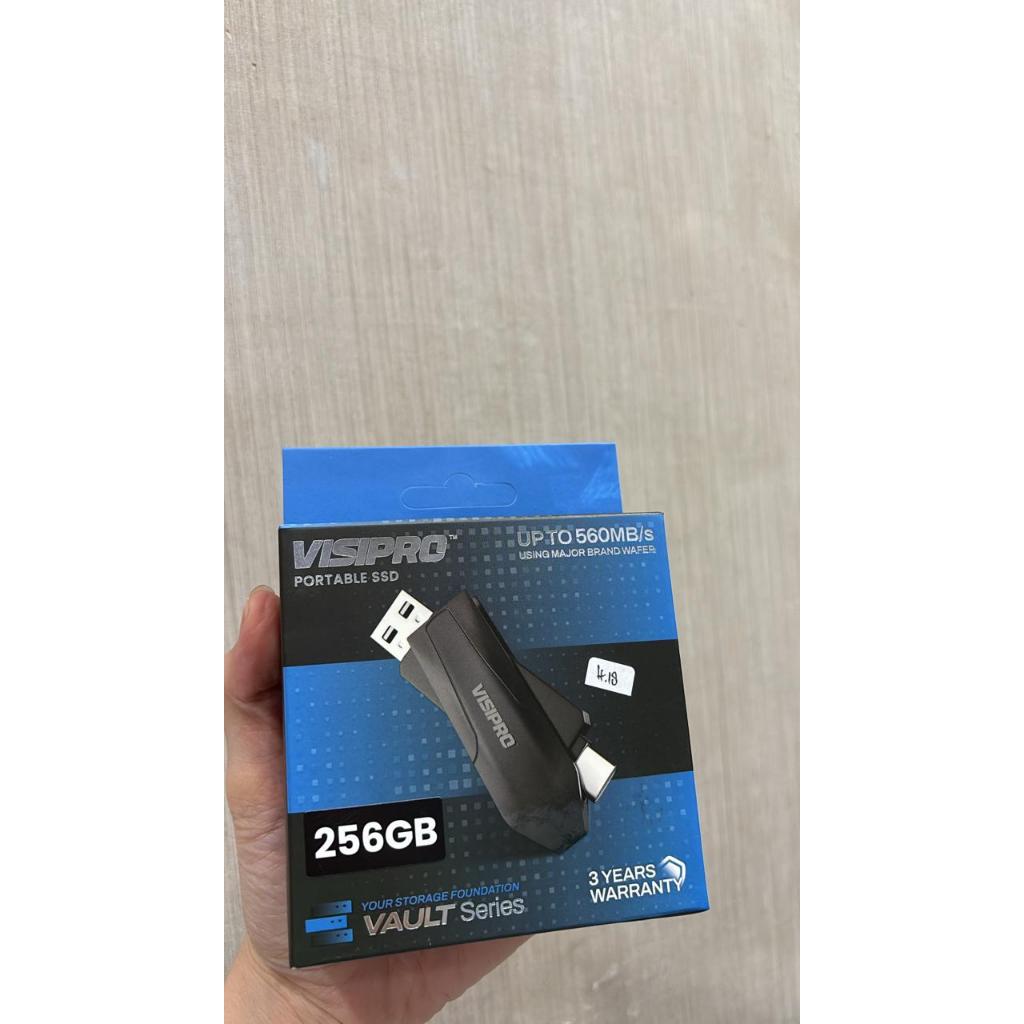 256GB VISIPRO Portable SSD Vault Series (สูงสุด 560MB/s) / SSD ภายนอก ...